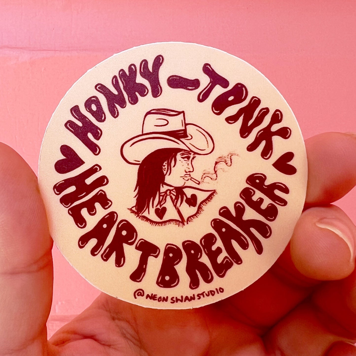 Honky-Tonk Heartbreaker Sticker