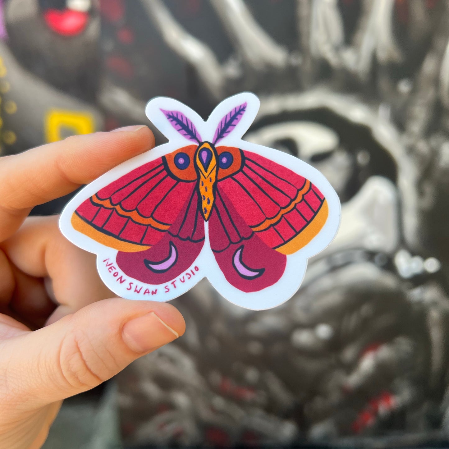 Moth Sticker