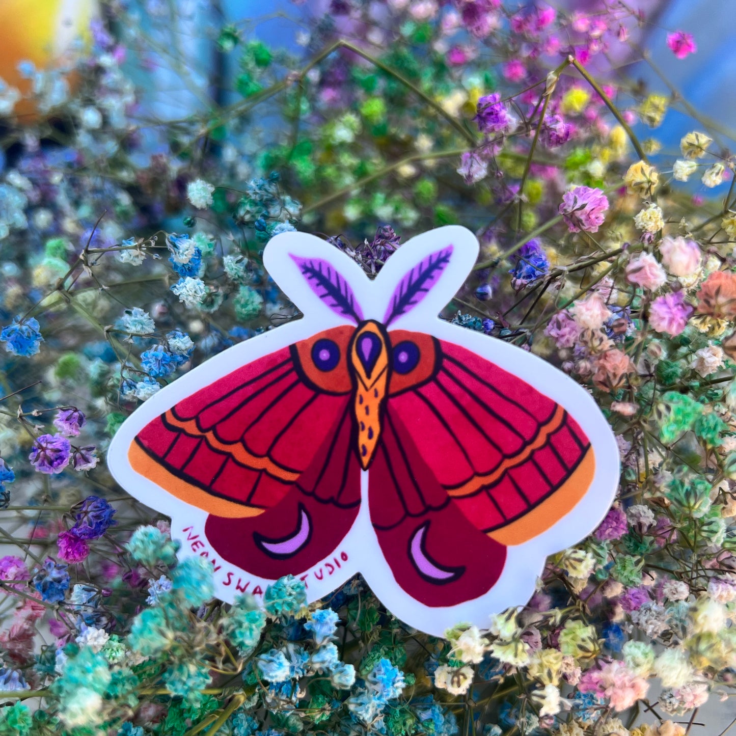 Moth Sticker