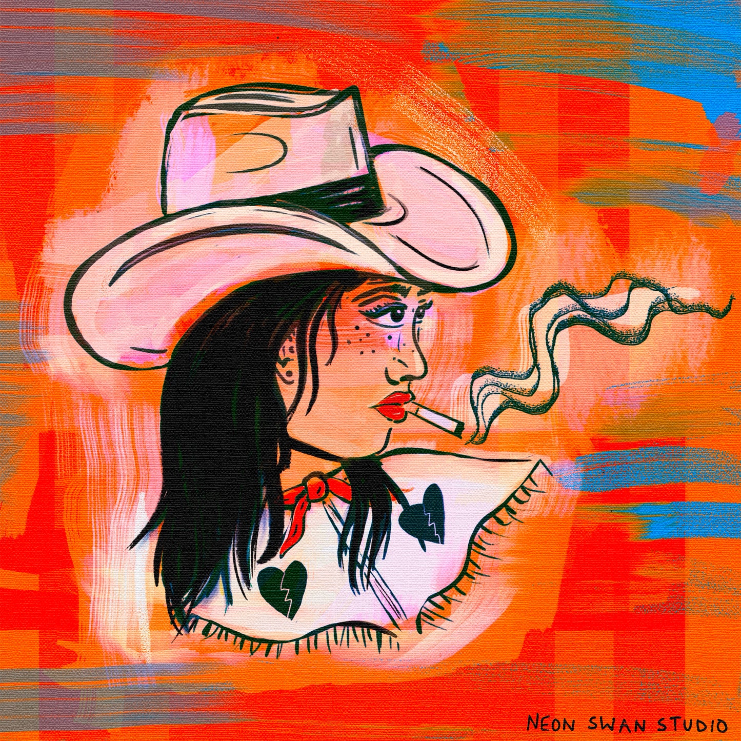 Honky-Tonk Heartbreaker Giclée Print