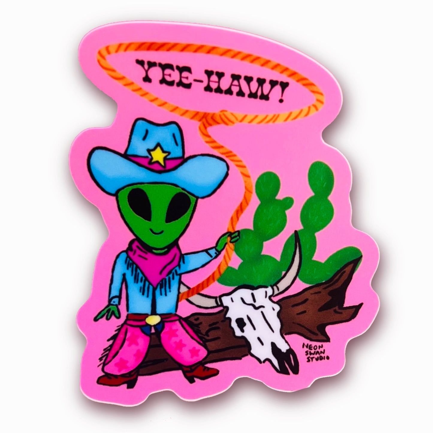 Space Cowboy Sticker