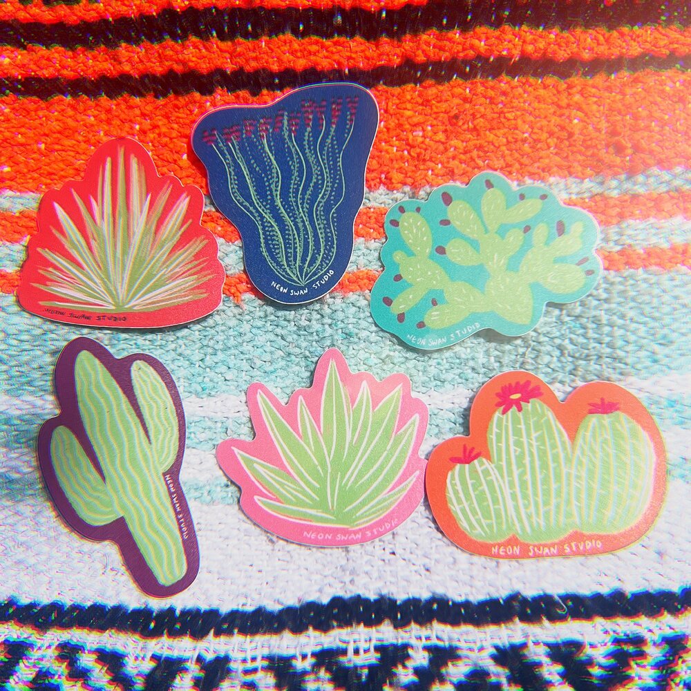 Desert Flora Sticker Pack