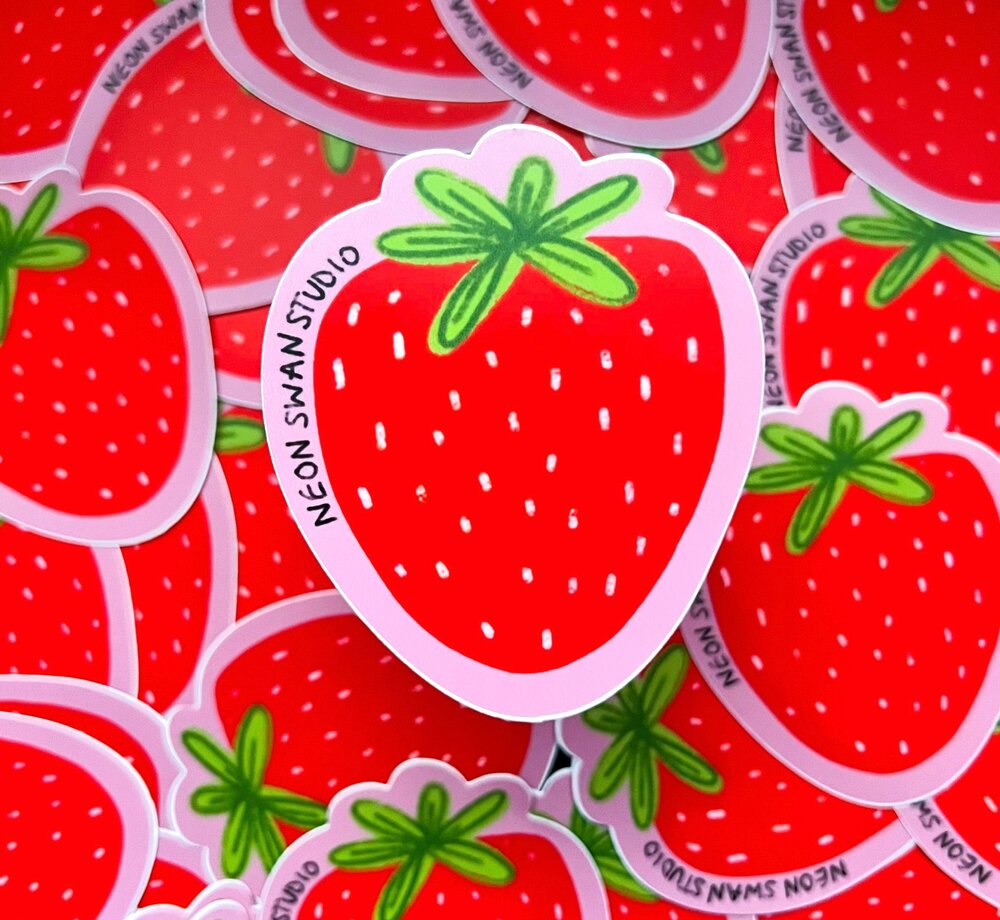 Strawberry Sticker