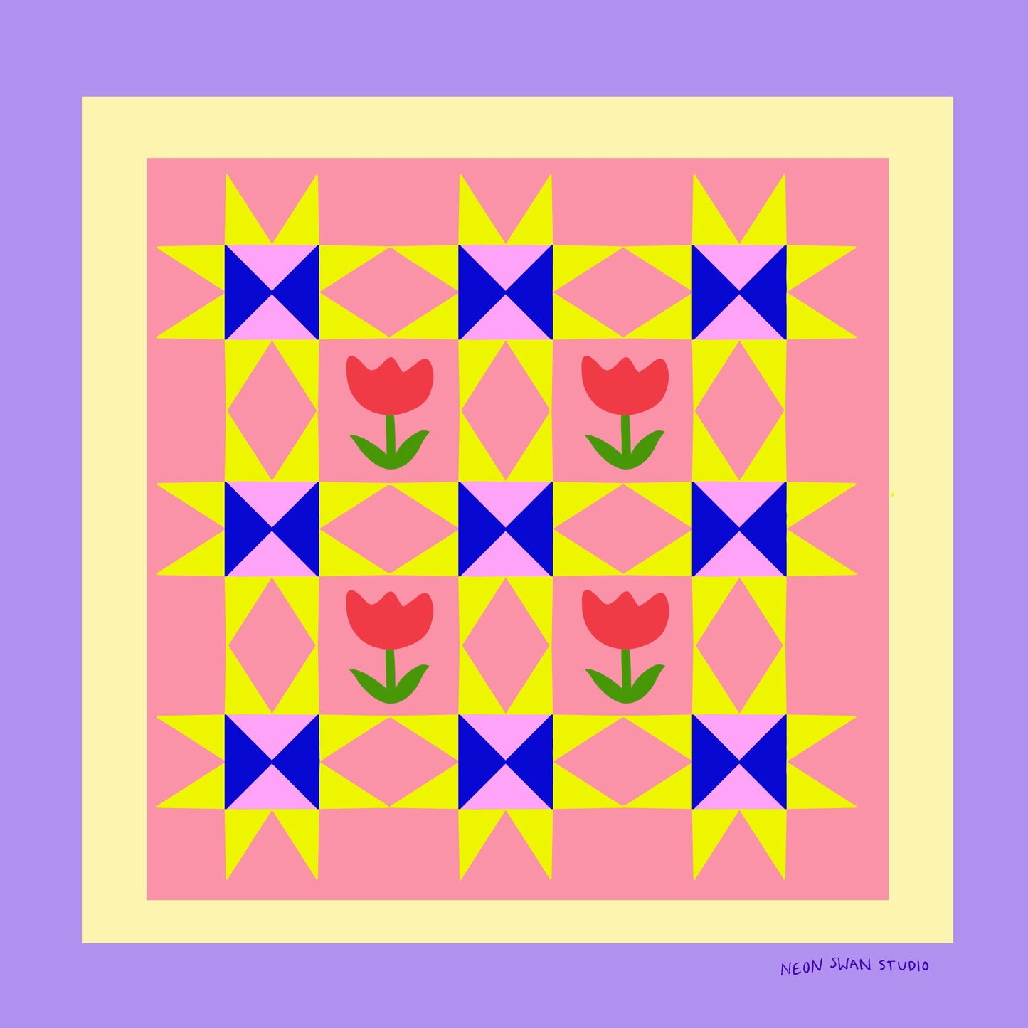 Tulip Quilt Giclée Print