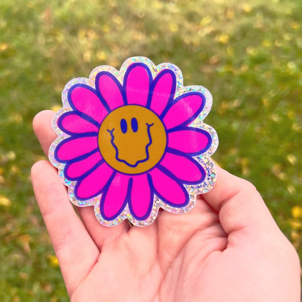 Glitter Sunshine Sticker